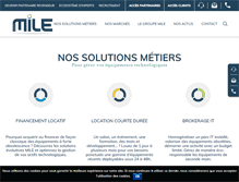 Tablet Screenshot of mile.fr